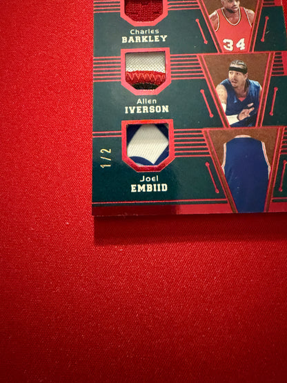 Barkley Iverson Embid 2025 Leaf Glory of the Game Tradition Game-Used /2