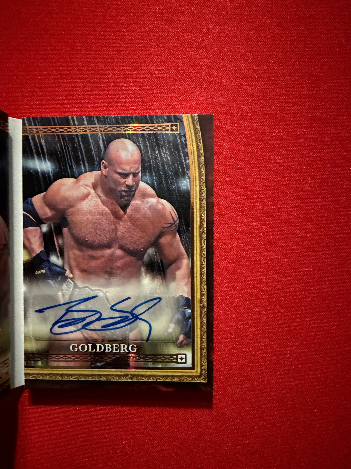 2026 Leaf Art of Sport Goldberg Diptych Auto Booklet Bronze /10 Bookend