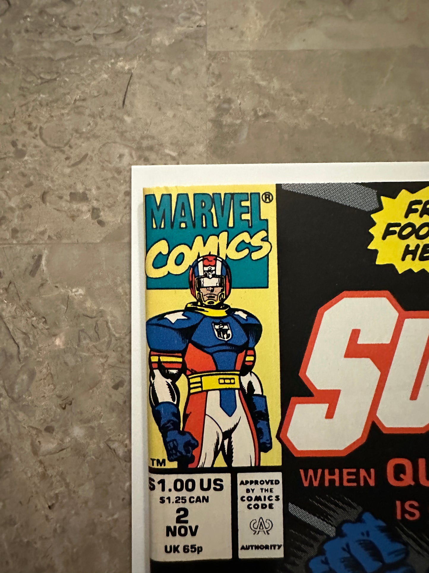 NFL SuperPro #1-2 NM (1991 Marvel)