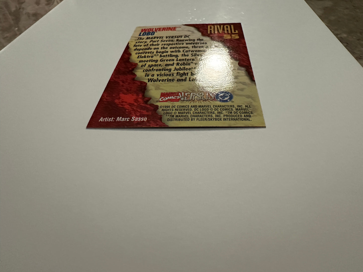 Wolverine/Lobo #55 (1995 Fleer DC vs. Marvel) - High grade