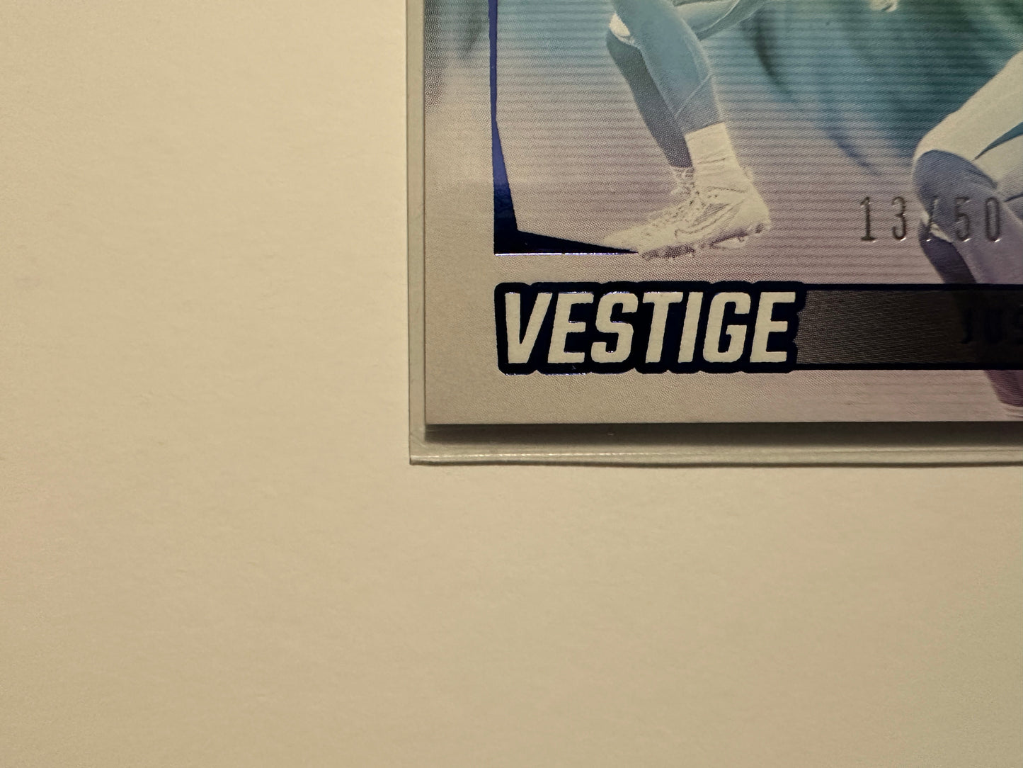 Justin Herbert #VES-JHT Numbered 13/50 (2024 Panini Luminance Vestige)