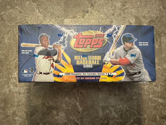 2000 Topps Baseball Complete Set Factory Sealed