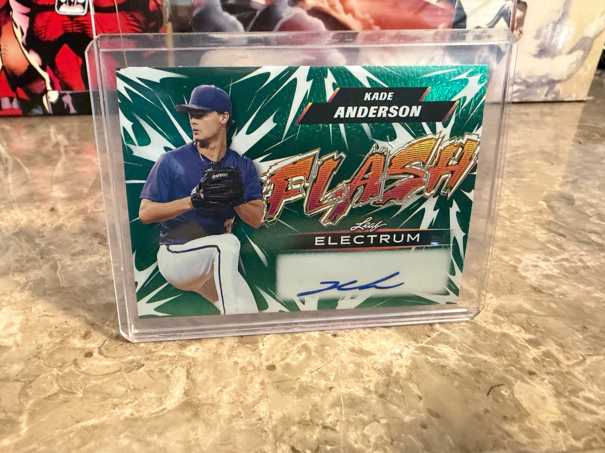 2026 Leaf Electrum Baseball Kade Anderson Flash Green 2/5
