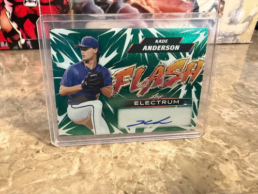 2026 Leaf Electrum Baseball Kade Anderson Flash Green 2/5