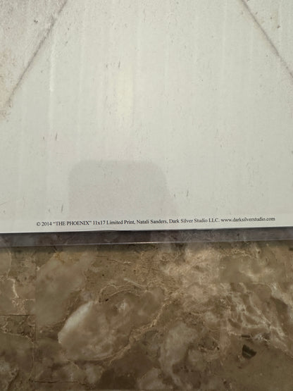 The Phoenix Limited Print 11" x 17" Signed by Natali Sanders w/ KRS Comics COA