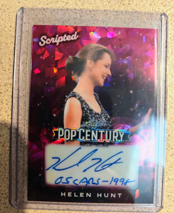 (2026/04/06) Helen Hunt Scripted Auto Oscars 1998 - 2026 Leaf Pop Century