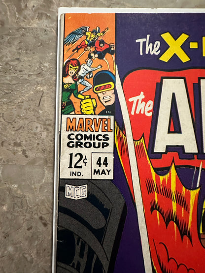 X-Men #44 FN- 5.5-6.0 (1968 Marvel Comics)