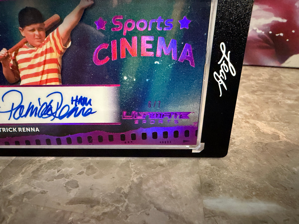 Patrick Renna 2026 Leaf Ultimate Sports Sports Cinema Auto Pink Sandlot Ham /7