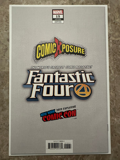Fantastic Four #15 NYCC Exclusive NM+ 9.6-9.8 (Marvel 2019) - J. Scott Campbell