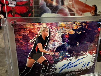 Riley Tiernan 2026 Leaf Art of Sport Street Art Auto Purple /10