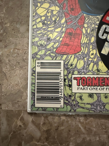 Spider-Man #1 Polybagged Barcode NM 9.4 (1990 Marvel Comics)