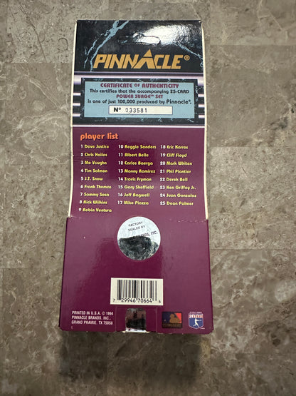 1994 Pinnacle Power Surge Factory Sealed Set #1-25