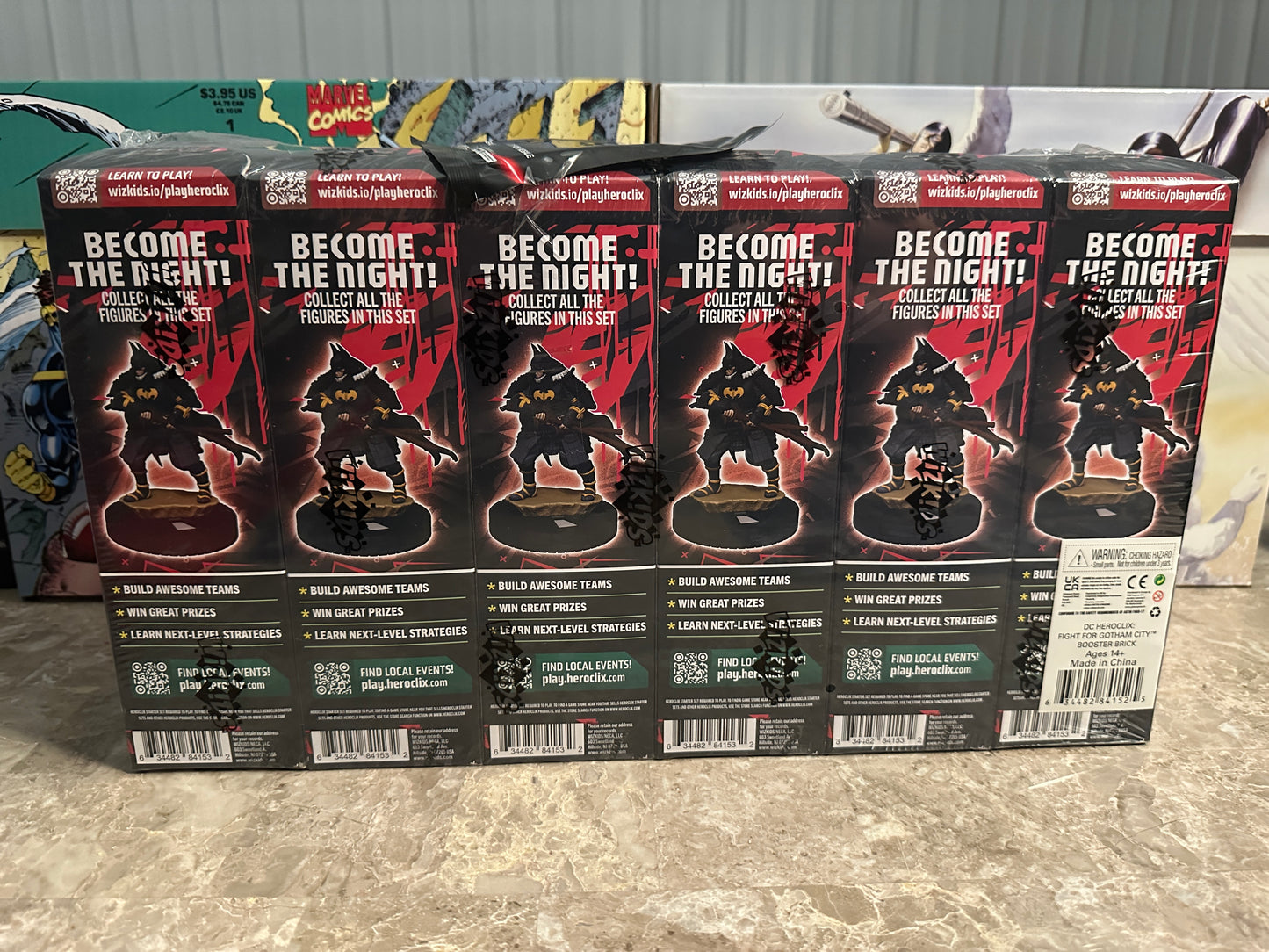 🦇 DC HeroClix: Fight For Gotham City – Booster Brick (12 Factory-Sealed Boosters + Legacy Card Pack)