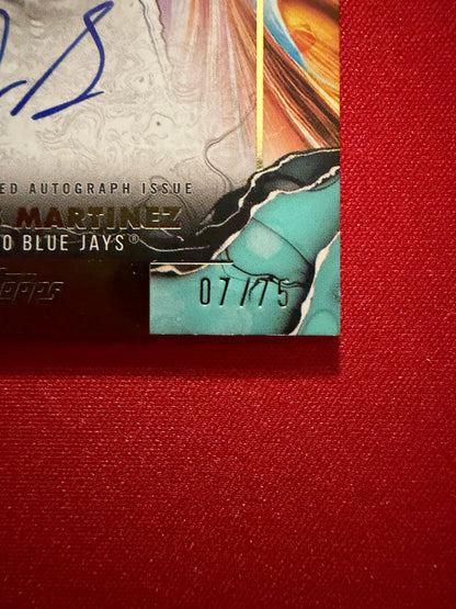 2025 Topps Inception Orelvis Martinez Rookies Emerging Star Auto /75 RC #RESA-OM