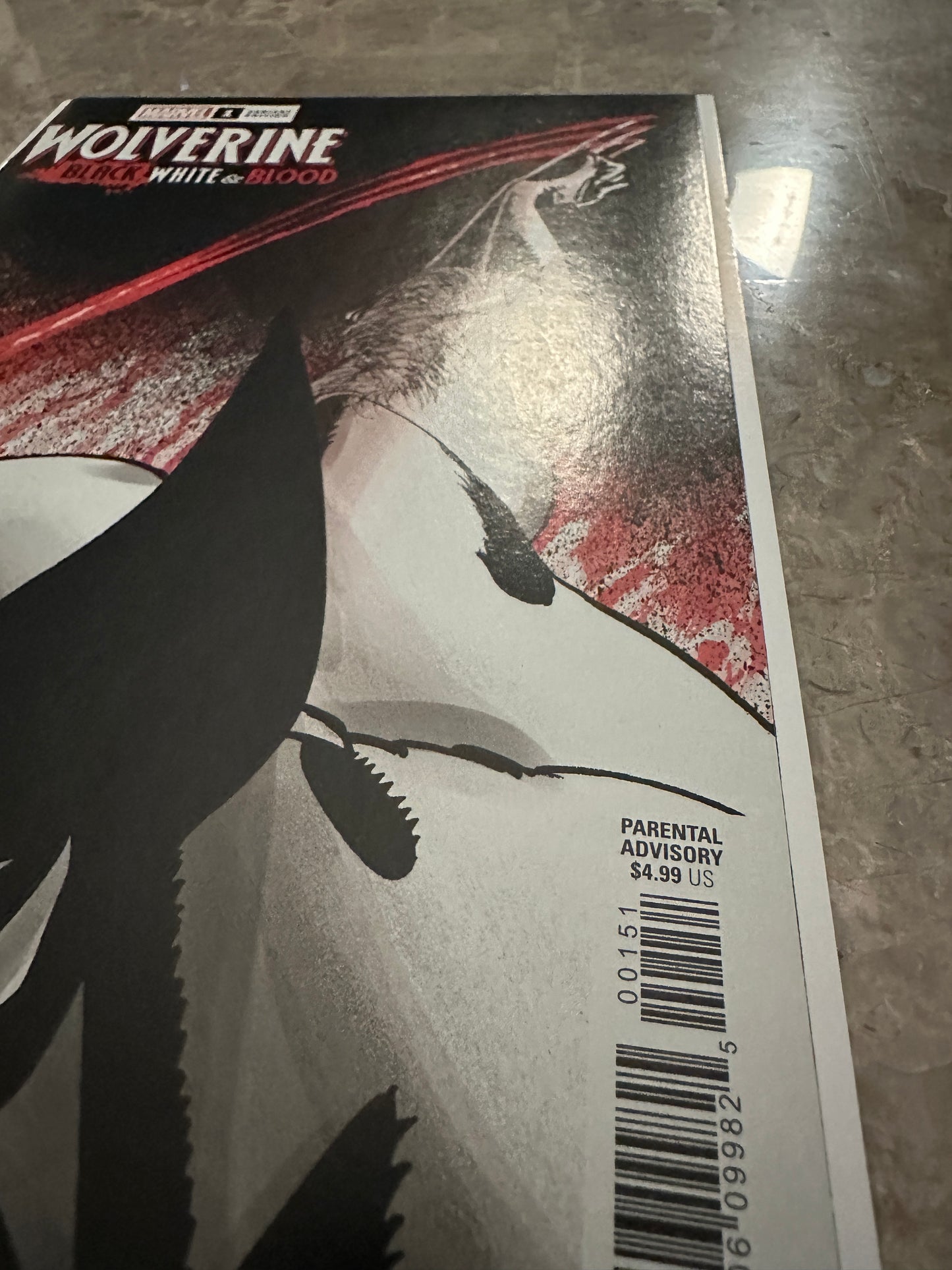 Wolverine Black White & Blood #1 1:100 NM+ 9.6-9.8 (Marvel Comics 2021)