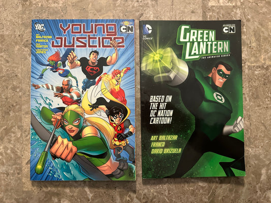 Cartoon Network Young Justice/Green Lantern Animated TPBs (DC 2019)