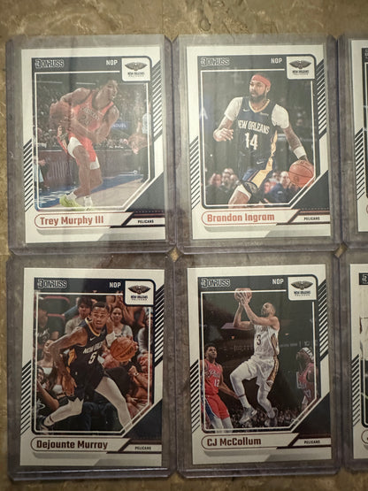 2024 Panini Donruss Basketball New Orleans Pelicans Team Set (12 cards)