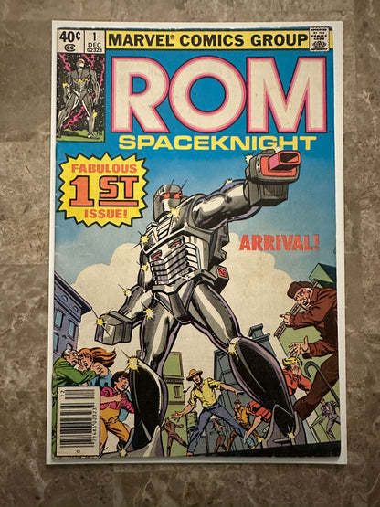 Rom #1-75, Annual #1-4 Near Full Run Lot of 73 - 70 Newsstands, New Bags and Boards