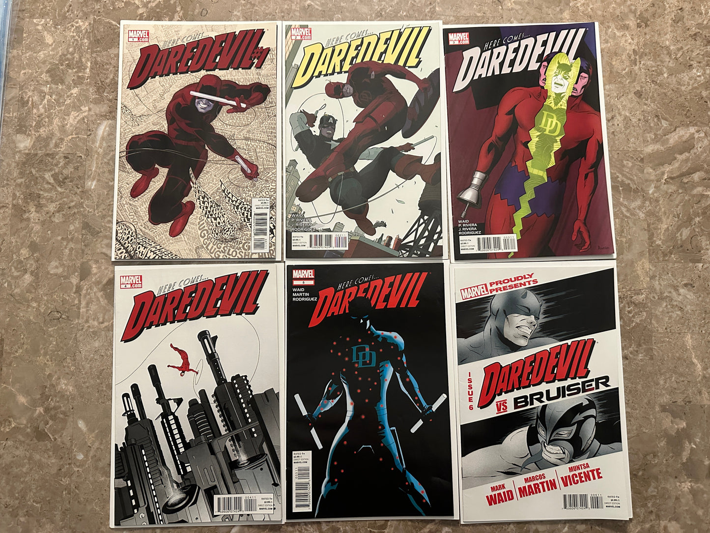 Daredevil #1-7,9-36 Near Full Run of 36 High Grade (2011 Marvel Comics)