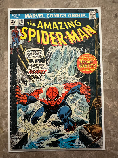 Amazing Spider-Man #151 VG- 3.5 (Marvel Comics 1975)