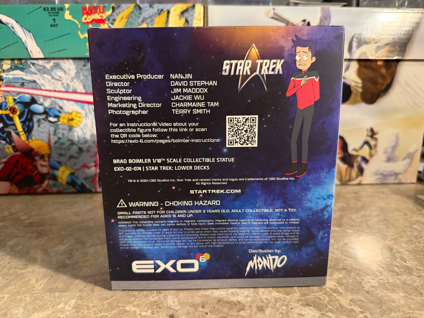 EXO-6 Star Trek: Lower Decks Ensign Bradward Boimler 1/10 Scale Statue