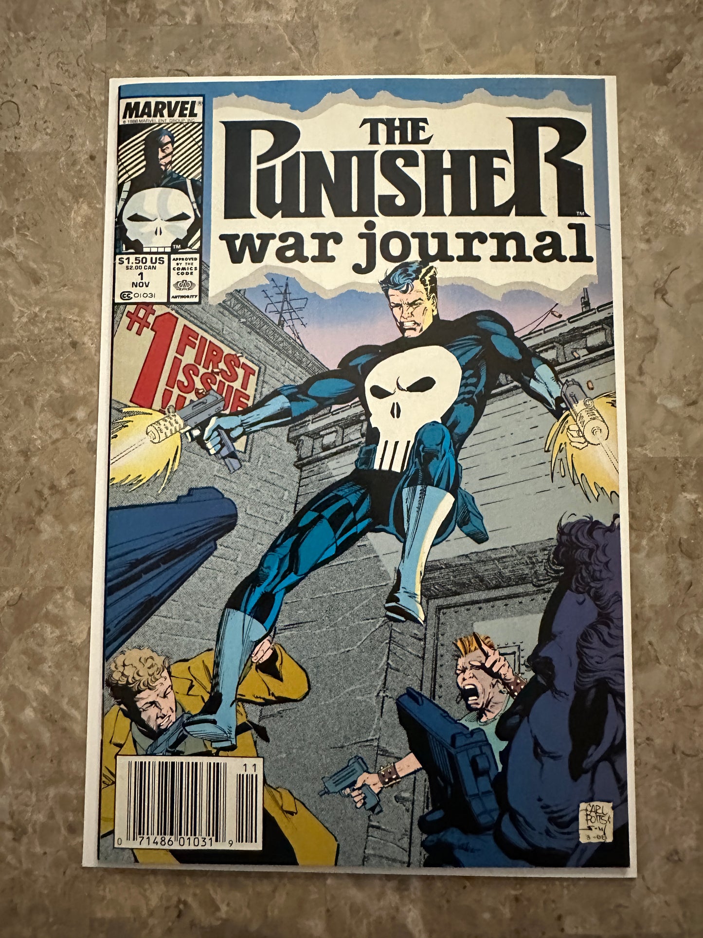 Punisher War Journal #1-14 High Grade Newsstand Starter Set (1988 Marvel)