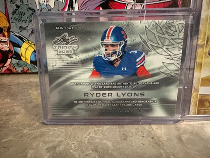 2025 Leaf Trinity Ryder Lyons Green Auto /25 & Patch Auto /99 4-Card Lot