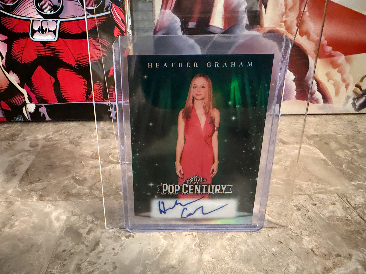 Heather Graham 2026 Leaf Pop Century Base Green Prismatic 2/3