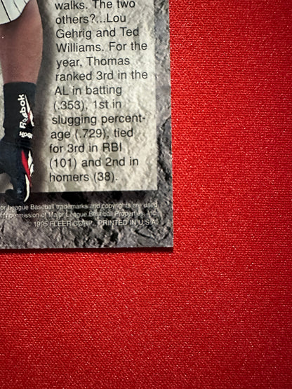 1995 Fleer Ultra Power Plus Frank Thomas #3 - Rare Insert - NM-MT!