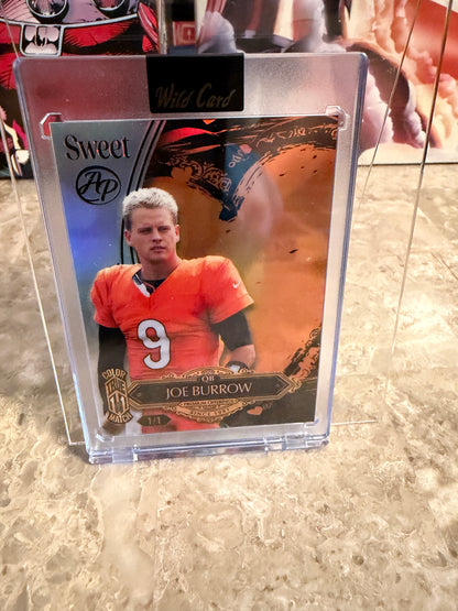 2026 Wild Card Sweet AP Wild Art Joe Burrow True 1/1 Color Match