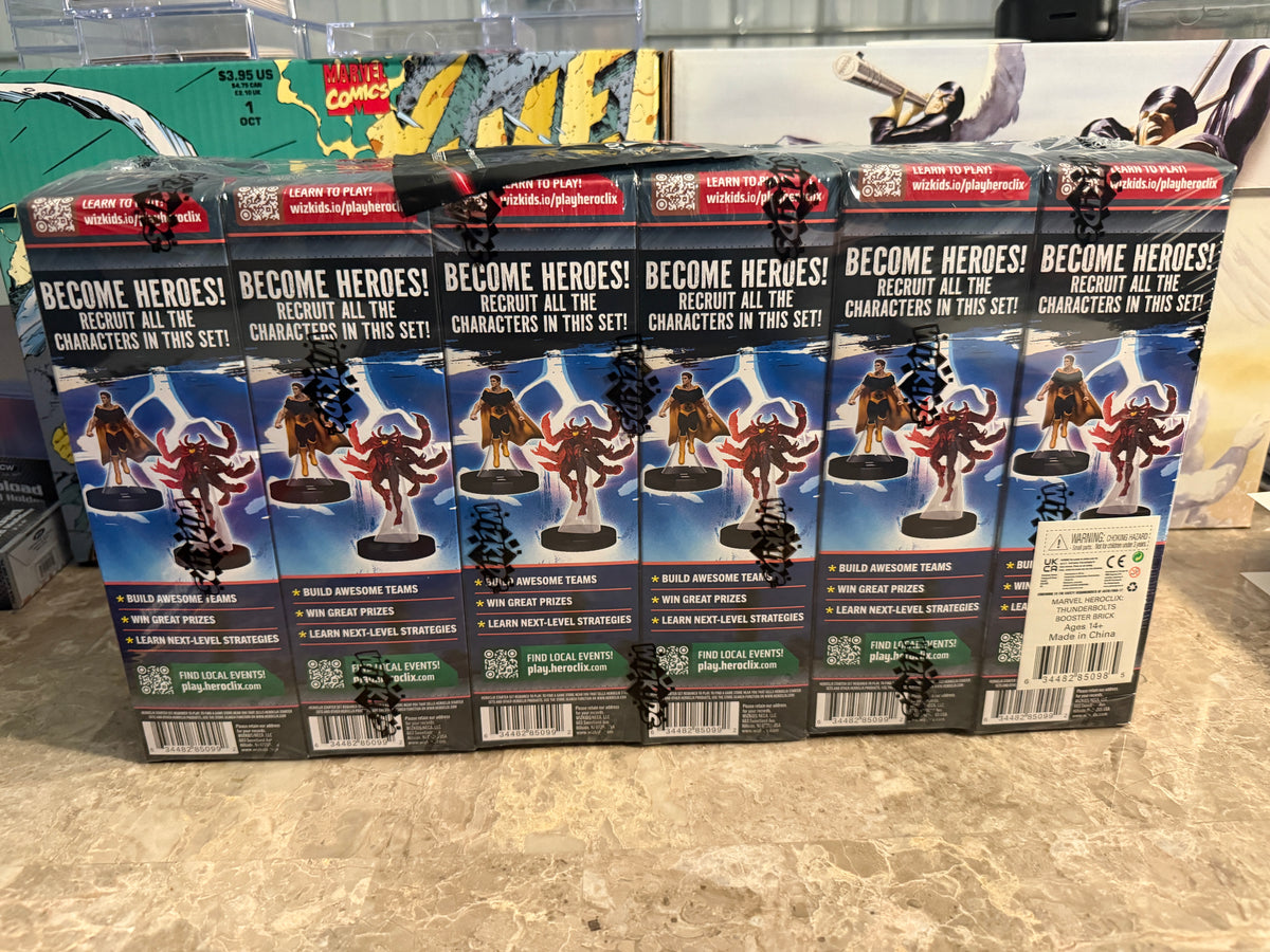 Marvel HeroClix: Thunderbolts Booster Brick (10 Booster Packs)