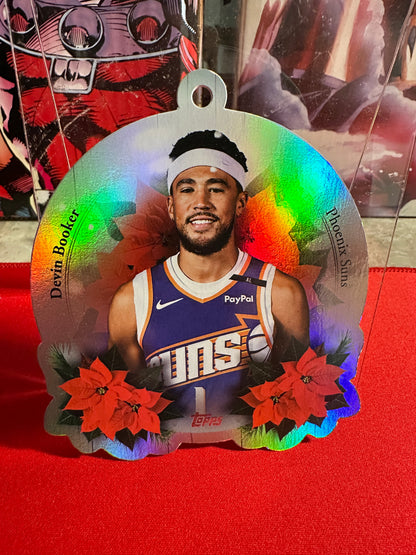 2025-26 Topps Holiday Basketball RC Ornament Lot - Knueppel, SGA, Giannis