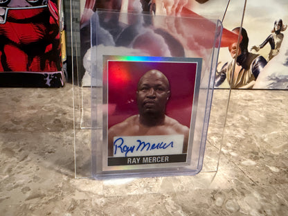 Ray Mercer 2026 Leaf Metal Ring Kings 1948 Auto Pink 6/6 Bookend