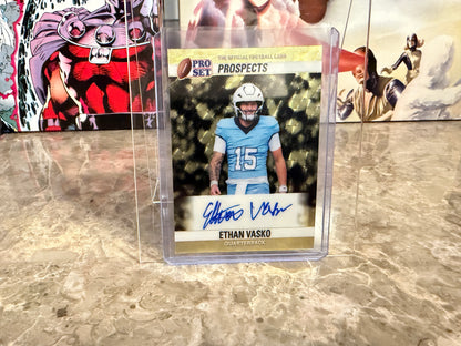2026 Leaf Pro Set Metal Ethan Vasko 1990 Auto Gold Super Prismatic 1/1