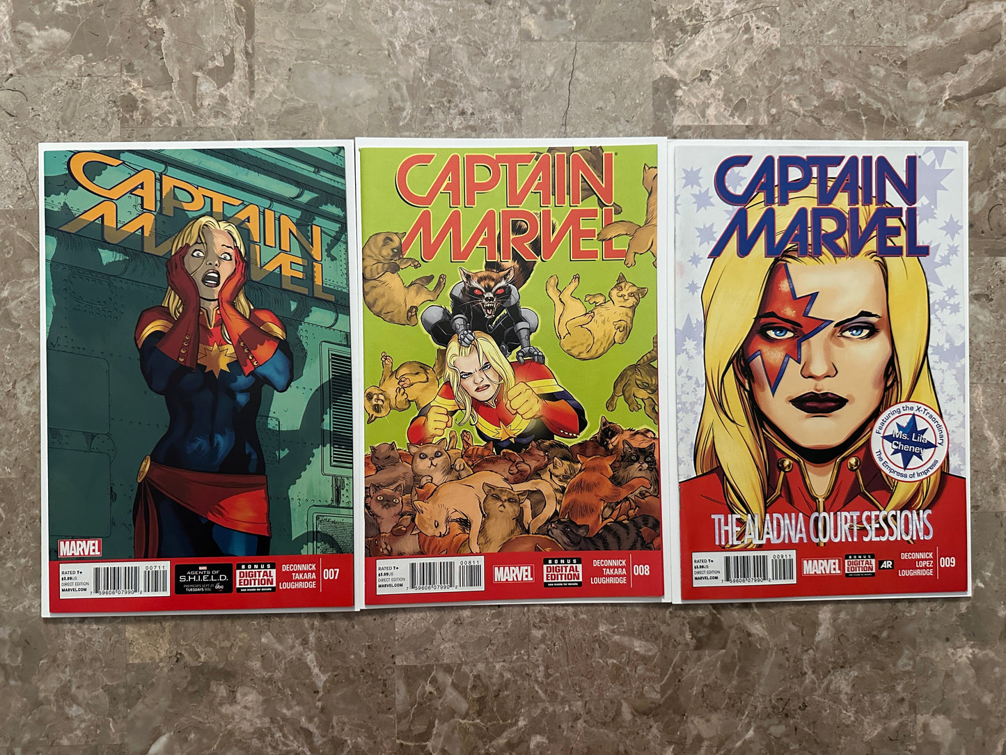 Captain Marvel #1-15 Full Set High Grade (Marvel 2014)