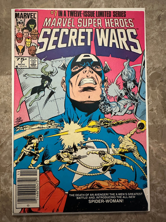 Marvel Super Heroes: Secret Wars #7 Newsstand FN+ 6.5 (Marvel Comics 1984)