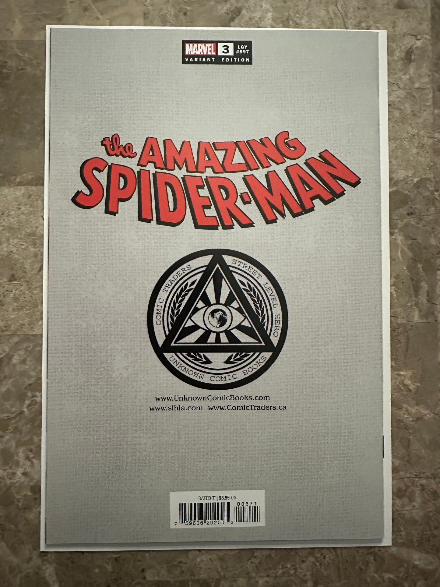 Amazing Spider-Man #3 Unknown/Illuminati Exclusive (Marvel 2022) - R1C0
