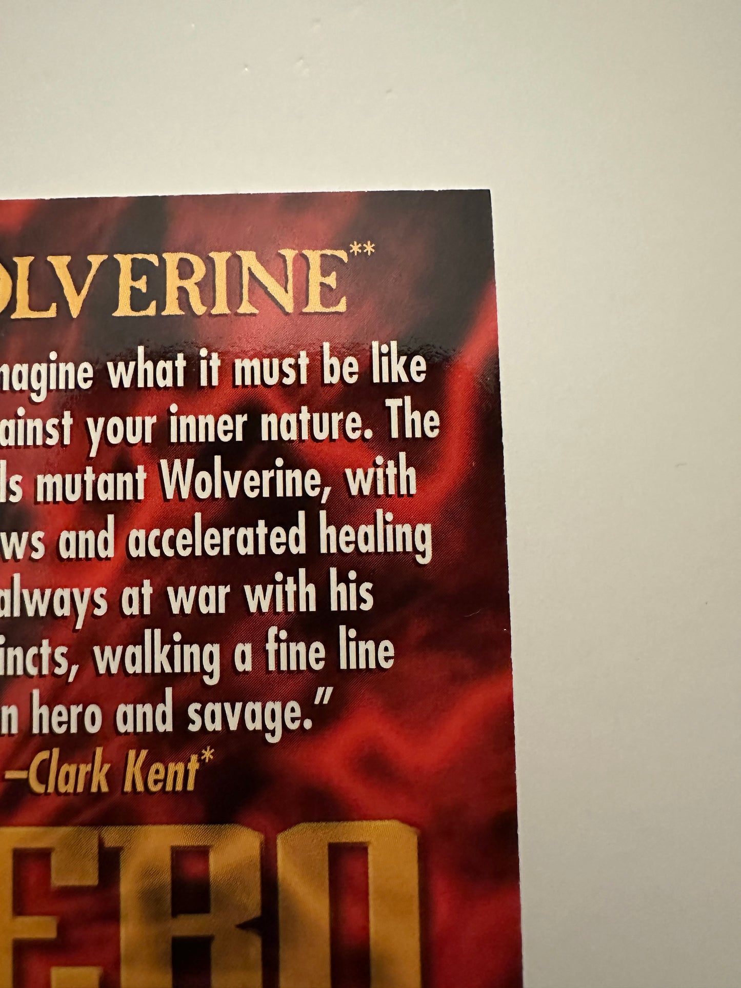 Wolverine #14 (1995 Fleer DC vs. Marvel) - High grade