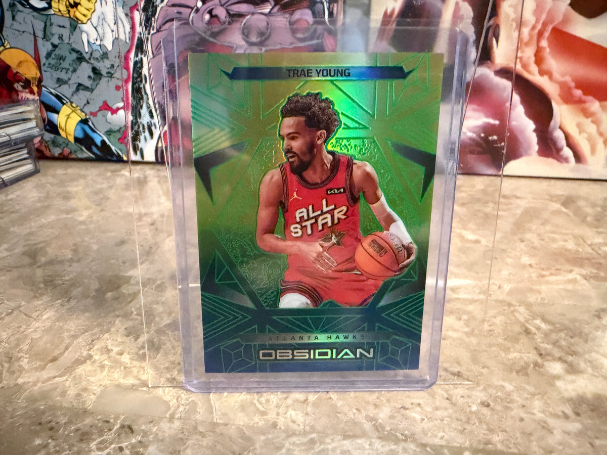 Trae Young 2024-25 Panini Obsidian Basketball Base Caldera SSP #197