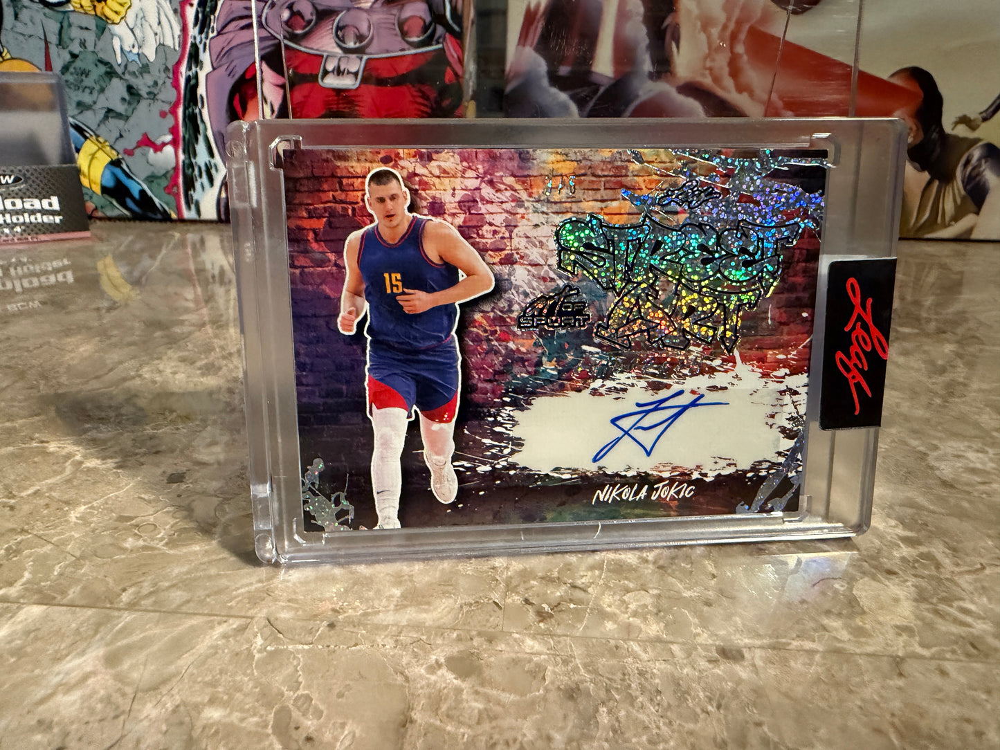 Nikola Jokic 2026 Leaf Art of Sport Street Art Auto Sparkle /6