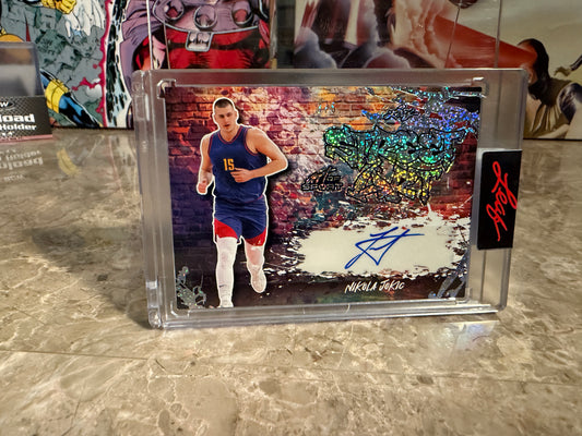 Nikola Jokic 2026 Leaf Art of Sport Street Art Auto Sparkle /6