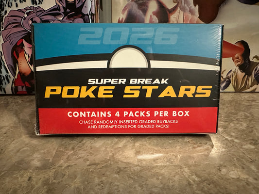 Super Break Pokemon PokeStars Hobby Box (2026)