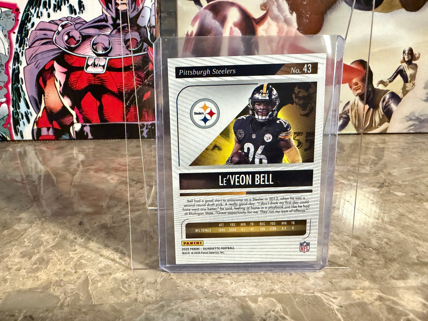 Le’Veon Bell 2025 Panini Silhouette Football Base Red /75 #43