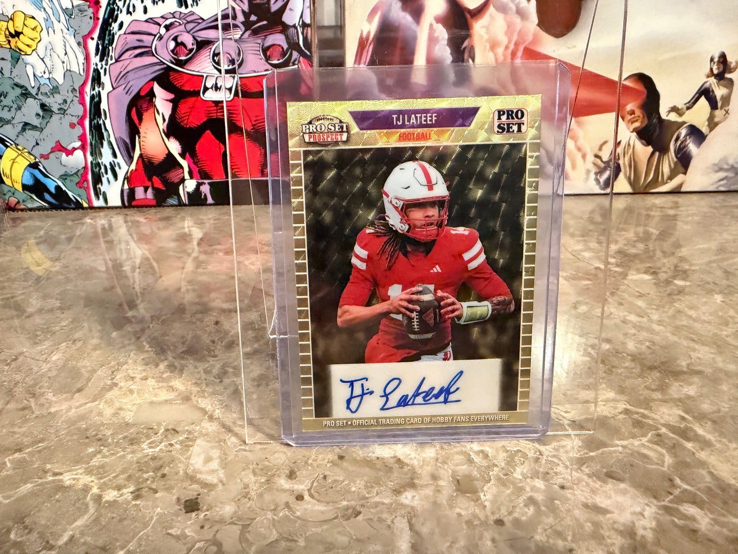 TJ Lateef 2026 Leaf Pro Set Metal 1989 Auto Gold Super Prismatic 1/1
