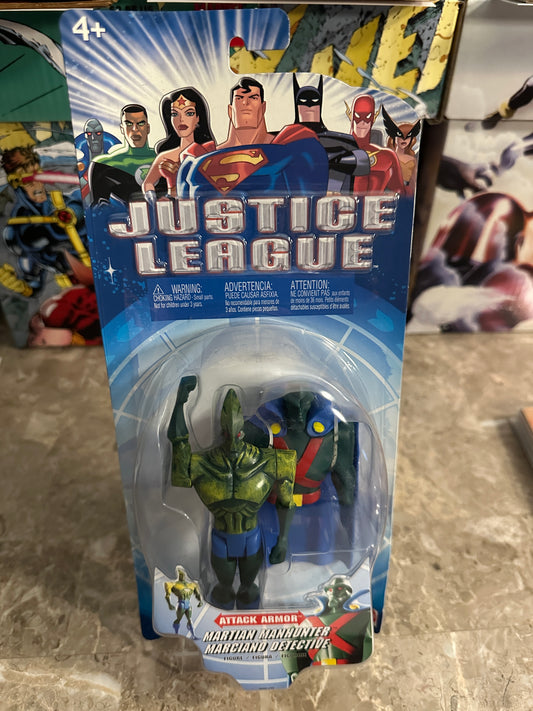 Justice League Animated Martian Manhunter Attack Armor (Kenner) - New Sealed