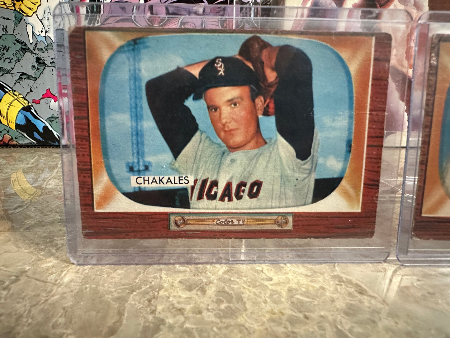 1955 BOWMAN Chicago White Sox 3-Card Lot - Michaels / Marshall / Chakales