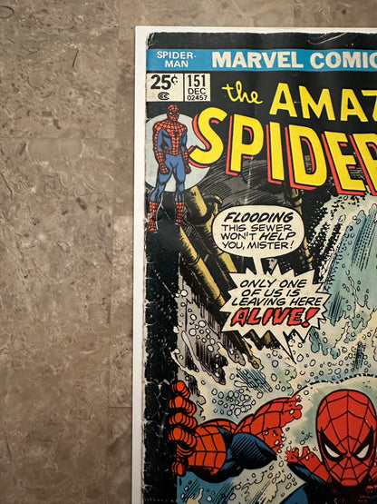 Amazing Spider-Man #151 VG- 3.5 (Marvel Comics 1975)