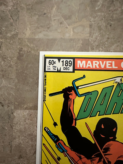 Daredevil #189 NM+ 9.6-9.8 (1982 Marvel Comics)