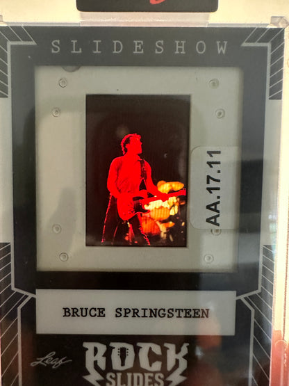 2026 Leaf Slideshow BRUCE SPRINGSTEEN E-Street Band 3-Slide PRODUCTION LOT