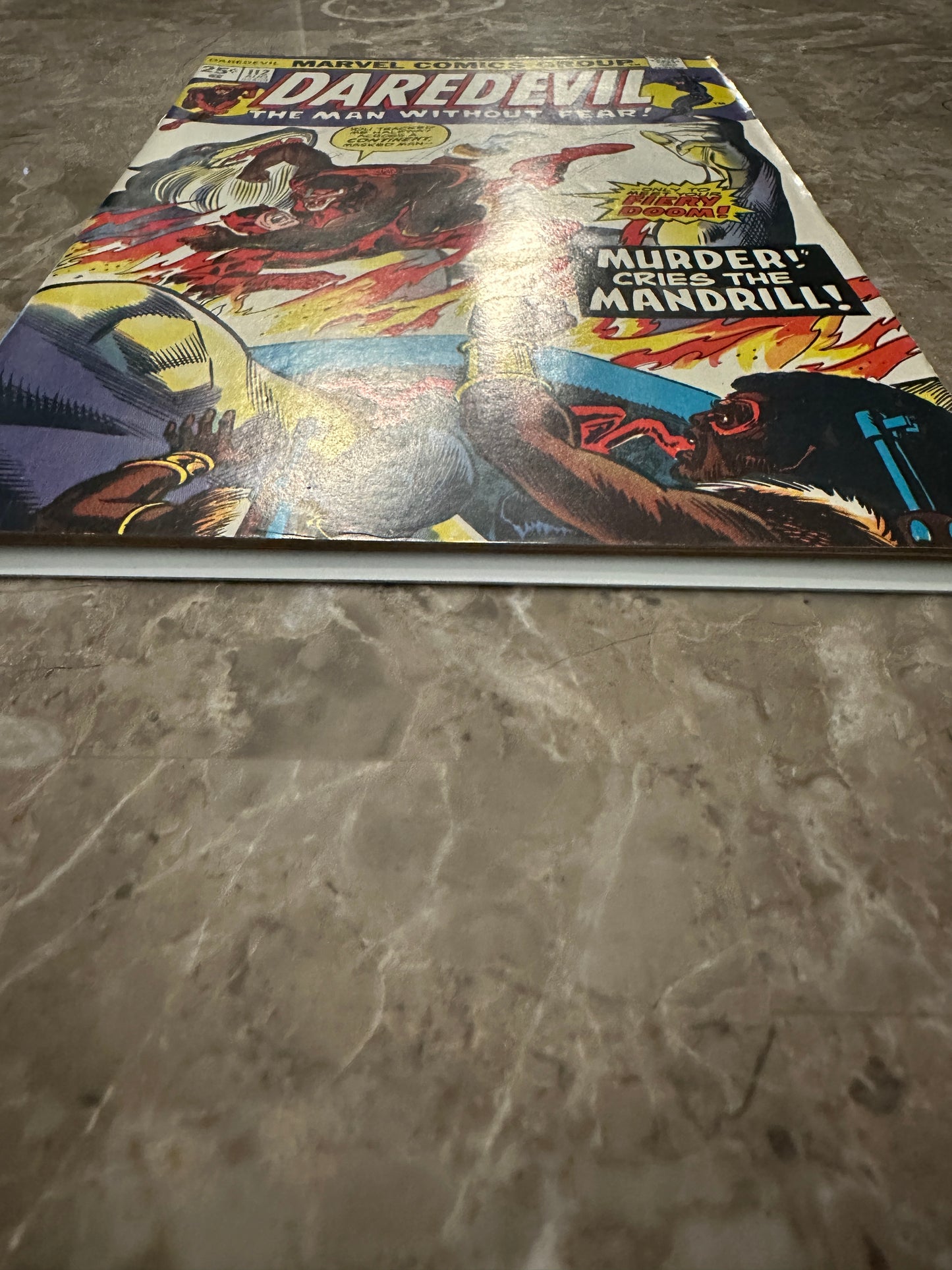 Daredevil #112 FN+ 6.5 (1974 Marvel) - Excellent color